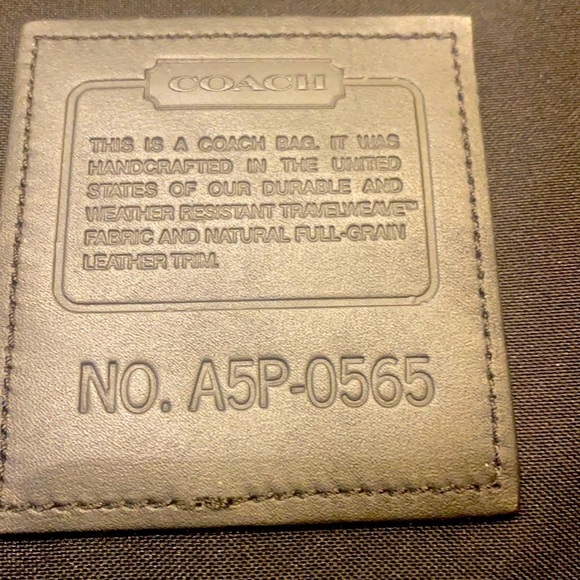 Vintage Y2K Coach canvas & leather large messenger Briefcase - Picture 3 of 8